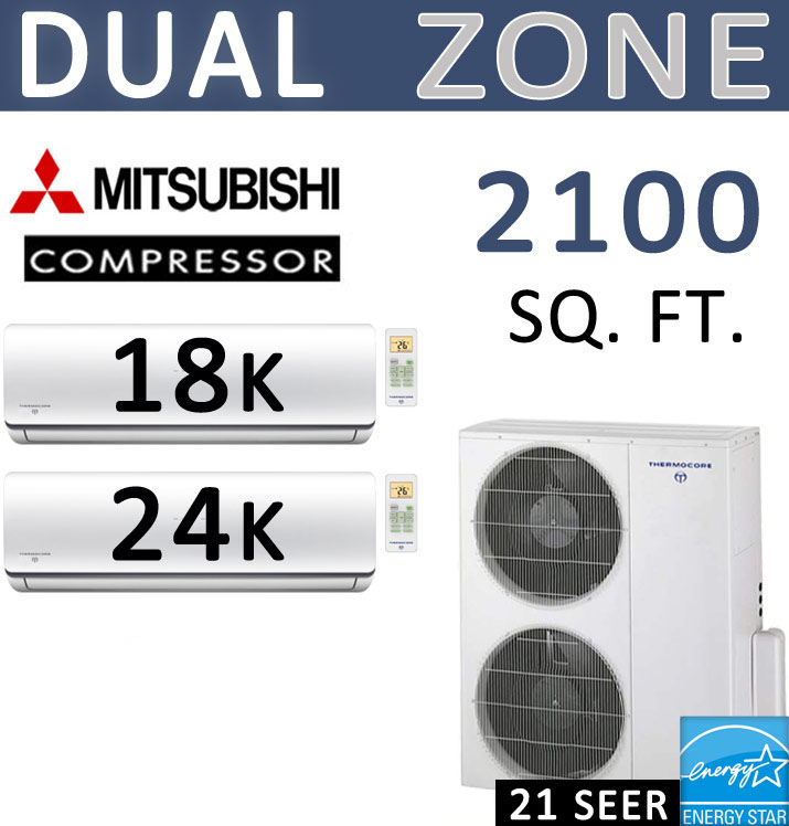 Dual zone Mitsubishi Compressor