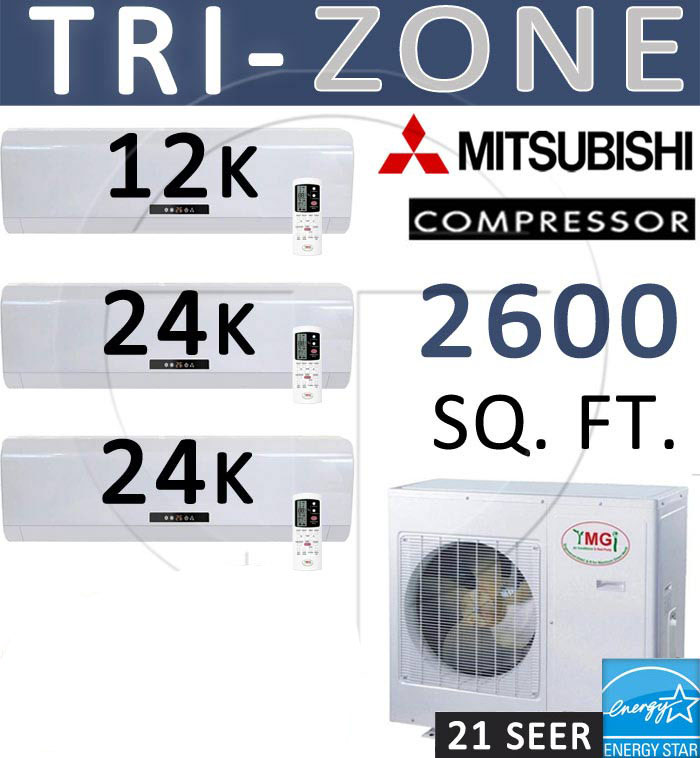 Quad Zone Mini Split Air Conditioner