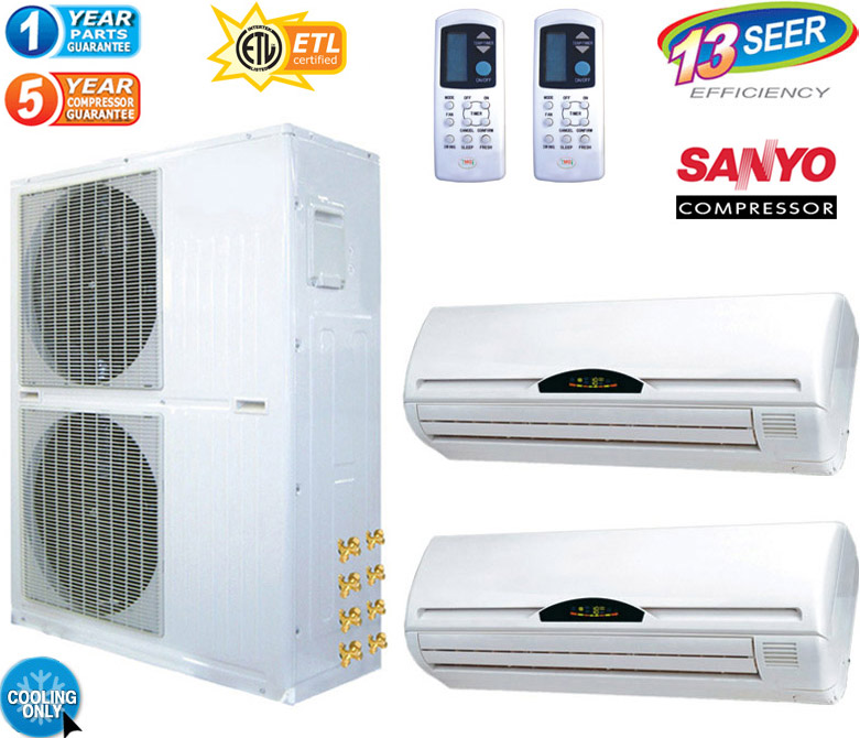 5 Ton Mini Split Air Conditioner w/ Heat Pump